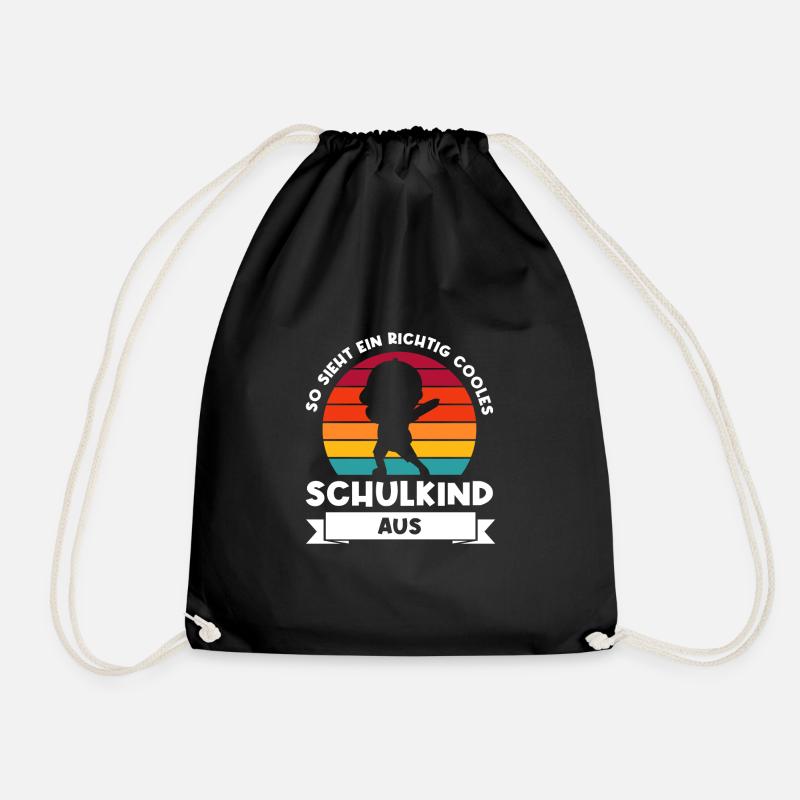 Schulkind Dabbing Einschulung Geschenk - Turnbeutel - Schwarz
