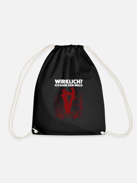 Baumkletterer Arborist Baumklettern Geschenk - Turnbeutel - Schwarz