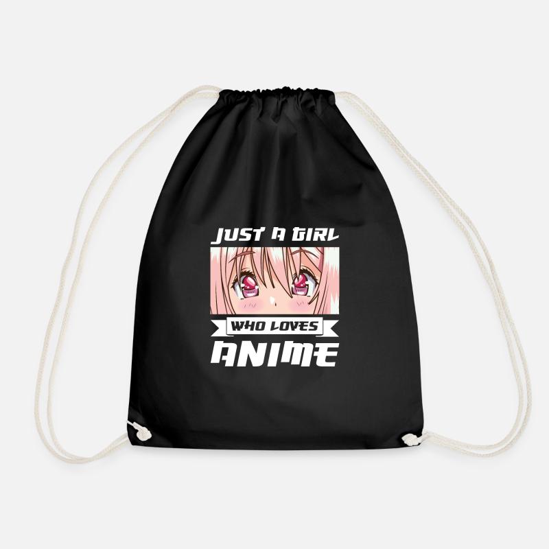 Anime merch Anime Anime Merchandise Geschenk - Turnbeutel - Schwarz