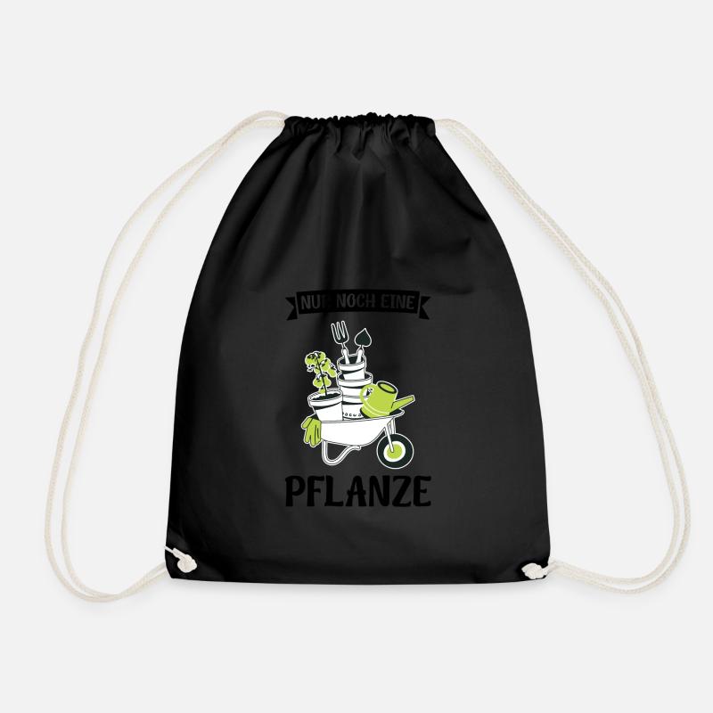 Garten Pflanze Gartenarbeit Geschenk - Turnbeutel - Schwarz
