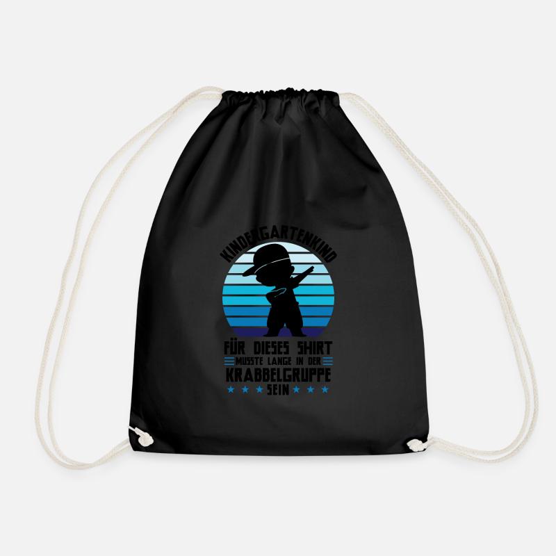 Kindergarten Dabbing Kindergartenkind Geschenk - Turnbeutel - Schwarz