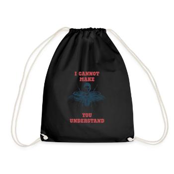 I cannot make you understand Geschenk Franz Kafka - Turnbeutel - Schwarz - Vorne