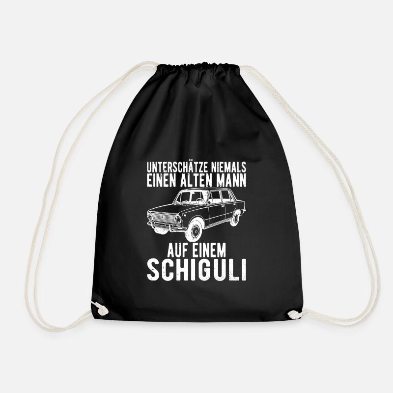 Schiguli Lada Russland Auto Lustiger Spruch - Turnbeutel - Schwarz
