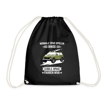 Suv tout-terrain Bingo Lada Niva 4x4 de grand-père - Sac de sport léger - noir - Devant