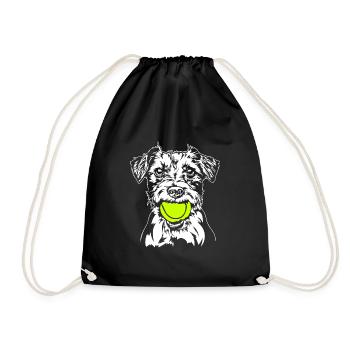 Jack Russell Terrier Ball Ball Junkie Dog Wilsigns - Sac de sport léger - noir - Devant
