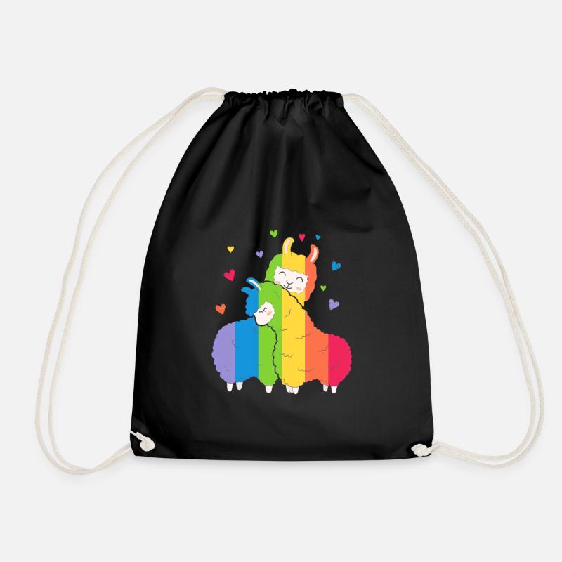 Gay Pride - Drawstring Bag - black