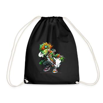 Hip Hop Zombie 2 - Sac de sport léger - noir - Devant