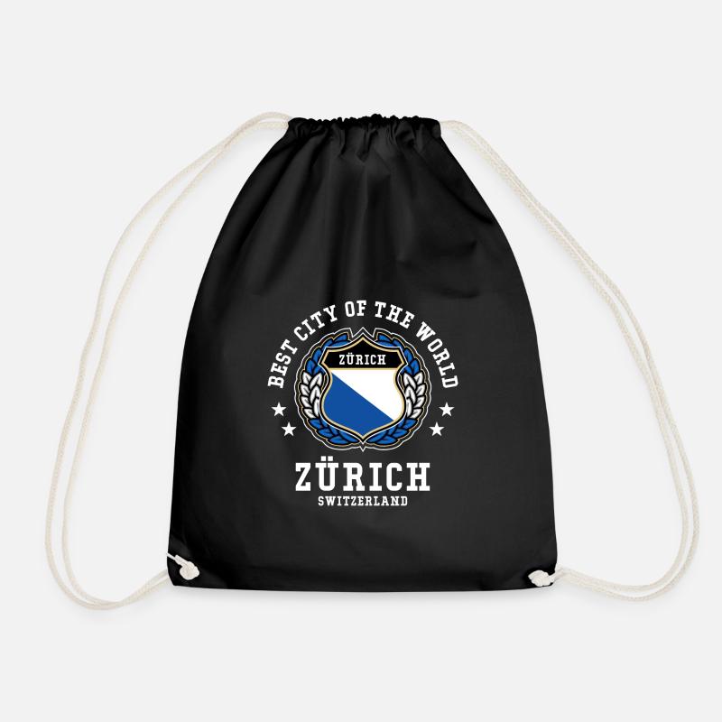 Zürich - Turnbeutel - Schwarz