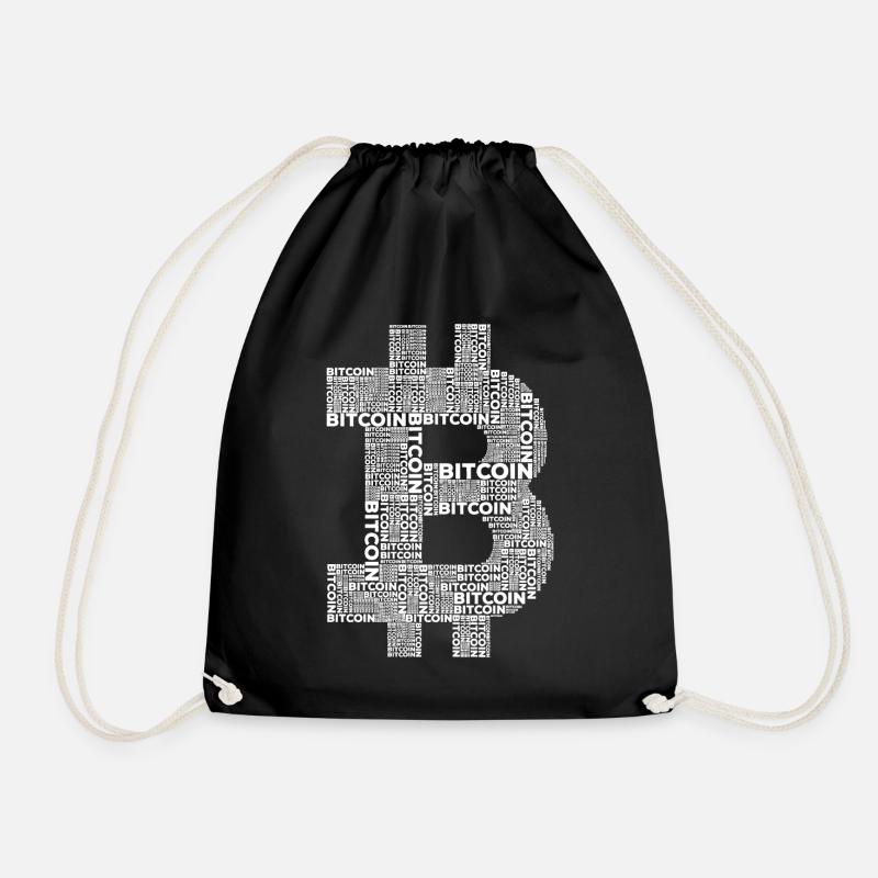 Bitcoin - Turnbeutel - Schwarz