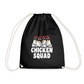 Chicken Squad Cool Chicken Dicton - Sac de sport léger - noir - Devant