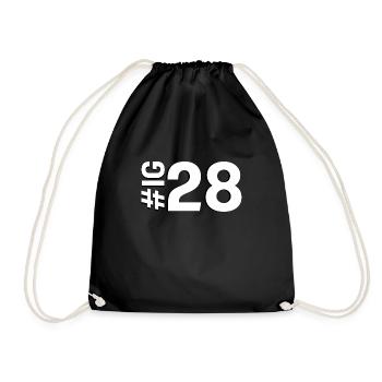 IG28 - Turnbeutel - Schwarz - Vorne