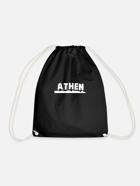 Athens - Drawstring Bag - black