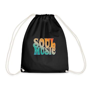 Soul music - Drawstring Bag - black - Front