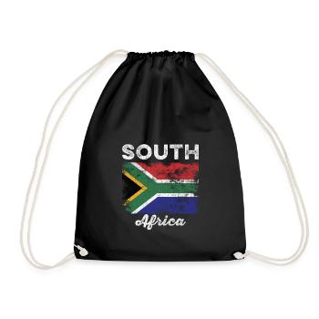 L’Afrique du Sud signale en détresse - Sac de sport léger - noir - Devant