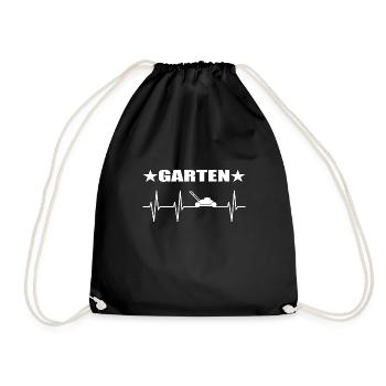 Garten - Turnbeutel - Schwarz - Vorne