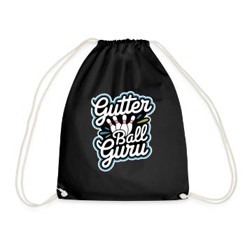 Gutter Ball Guru 11 - Turnbeutel - Schwarz - Vorne