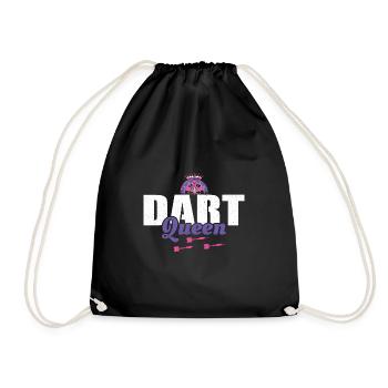 Conception Dart Queen - Darts Dart Player Gift - Sac de sport léger - noir - Devant
