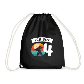 11.Geburtstag Dabbing 11 Jahre alt Geschenk - Turnbeutel - Schwarz - Vorne