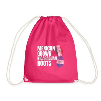 Basketball & Tacos Baseball Tacos Geschenk - Turnbeutel - Fuchsia - Vorne