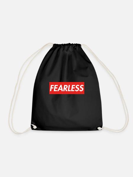 FEARLESS - Turnbeutel - Schwarz