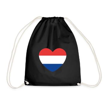 Cœur des Pays-Bas - Sac de sport léger - noir - Devant