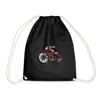 Moto Old School - Sac de sport léger - noir - Devant