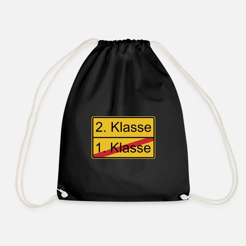 2. Klasse nicht 1. Klasse - Turnbeutel - Schwarz