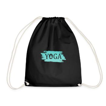 Yoga - Turnbeutel - Schwarz - Vorne