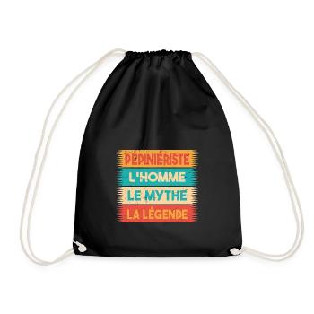 Pépiniériste, L'homme Le mythe cadeau pépiniériste - Sac de sport léger - noir - Devant
