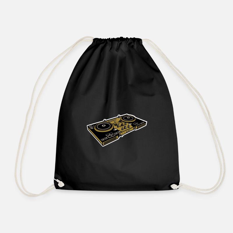 Platines DJ - Sac de sport léger - noir