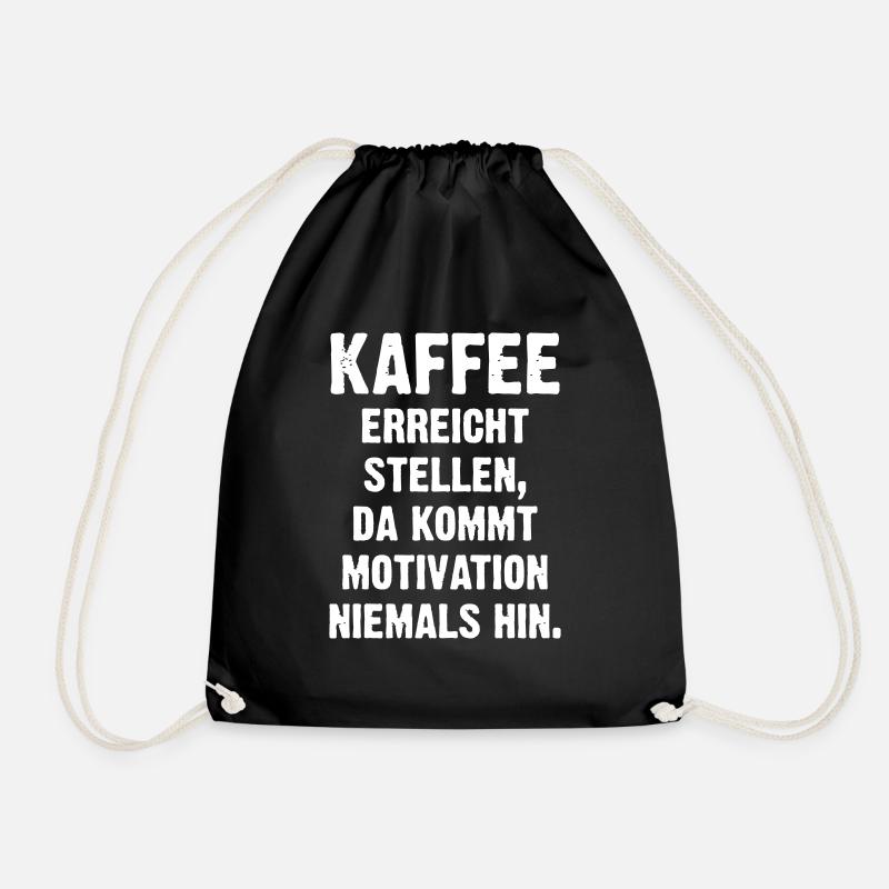 Kaffee - Turnbeutel - Schwarz