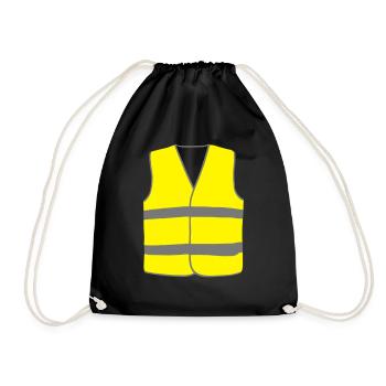 Gilet Jaune - Sac de sport léger - noir - Devant