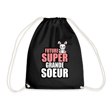 future super grande-soeur - Sac de sport léger - noir - Devant