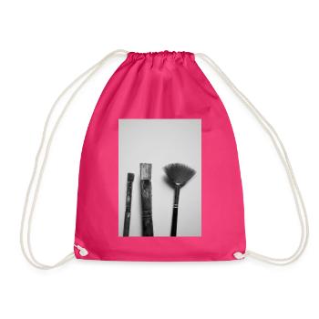 brush - Drawstring Bag - fuchsia - Front