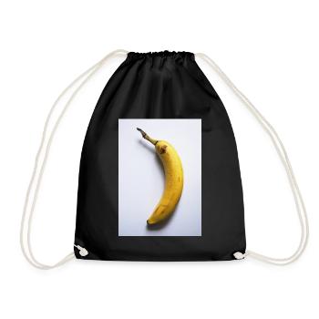 banane - Sac de sport léger - noir - Devant