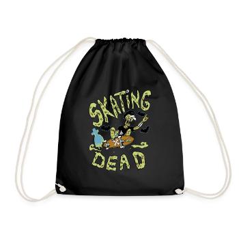 skatingdead - Turnbeutel - Schwarz - Vorne