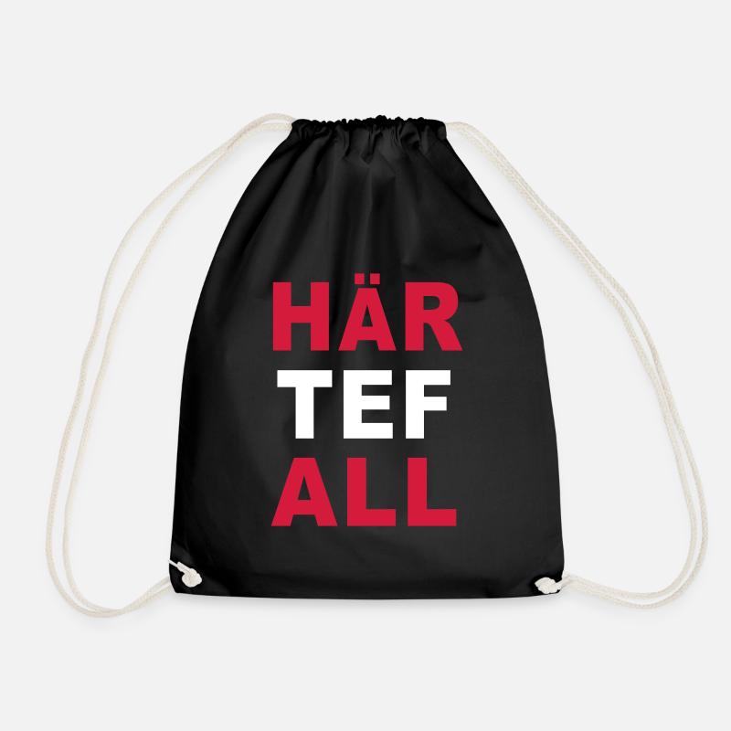 Härtefall Ö - Turnbeutel - Schwarz