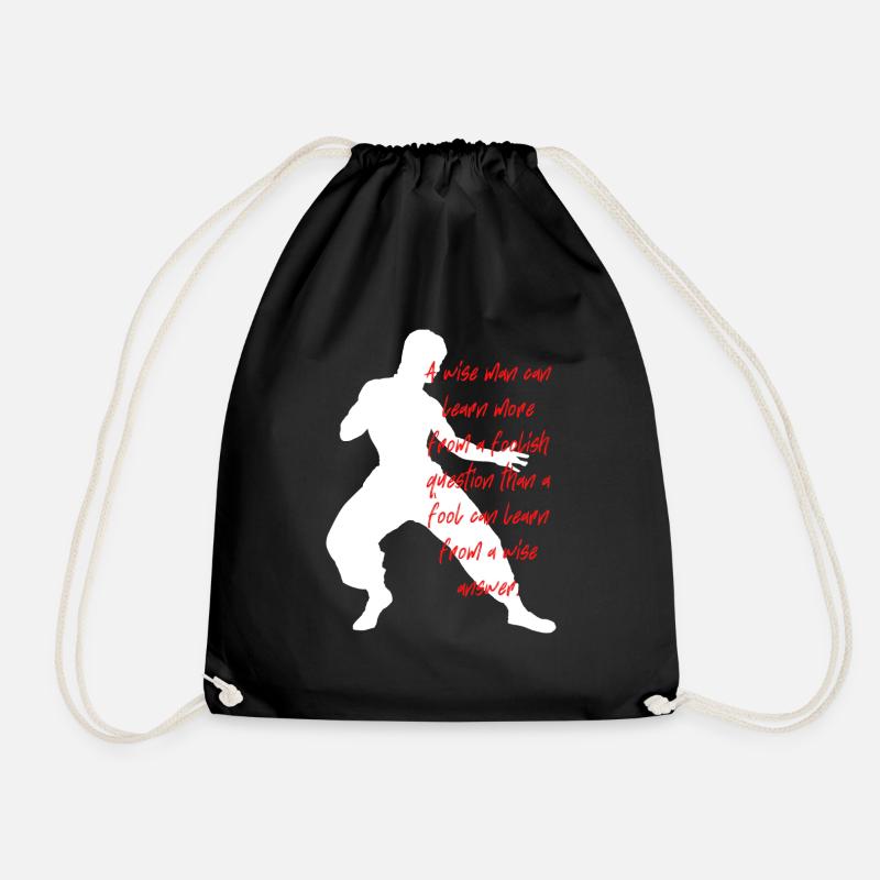 Bruce Lee - the myth - Drawstring Bag - black