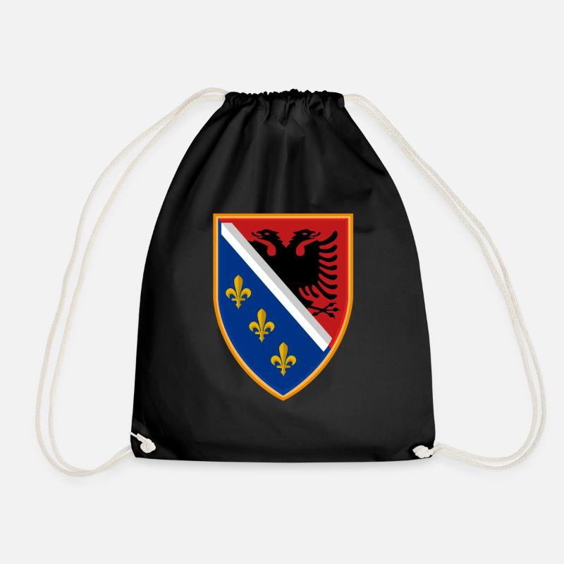 Bosna Albania - Turnbeutel - Schwarz