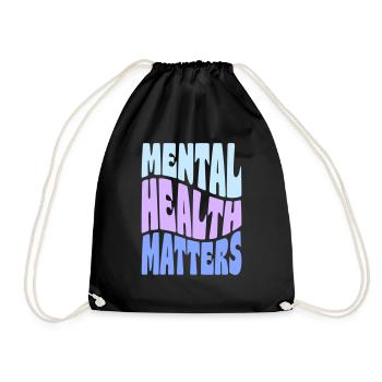 Mental Health Matters - Drawstring Bag - black - Front