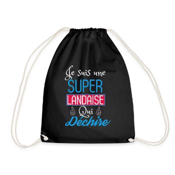 Je suis une Super LADAISE qui déchire - Sac de sport léger - noir - Devant