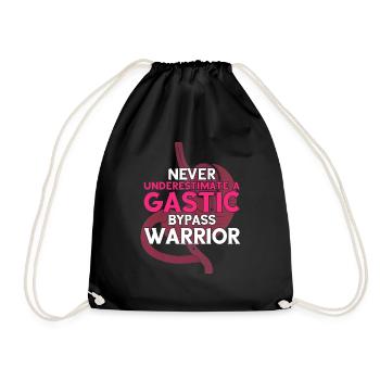 Gastric Bypass and Gastric Bypass Operation Design - Drawstring Bag - black - Front