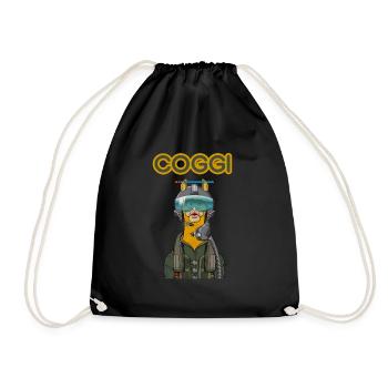 COGGI PILOT - Sac de sport léger - noir - Devant