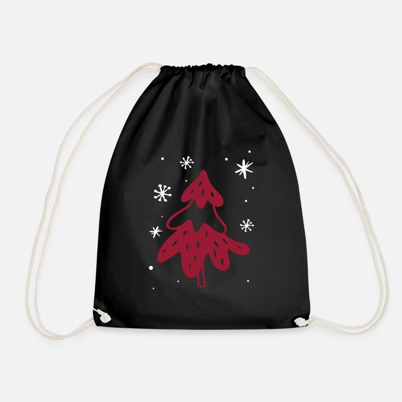 Christmas - Turnbeutel - Schwarz
