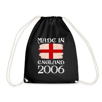 Made in England 2006 - St George's Day - English - Drawstring Bag - black - Front