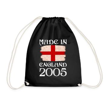 Made in England 2005 - St George's Day - English - Drawstring Bag - black - Front