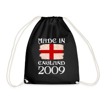 Made in England 2009 - St George's Day - English - Drawstring Bag - black - Front