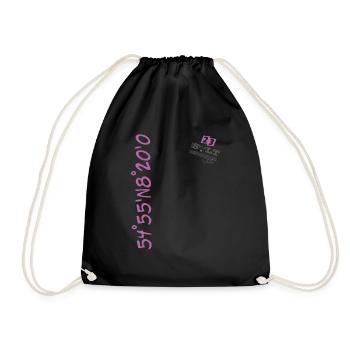 Sylt shirts directly from the island - Drawstring Bag - black - Front