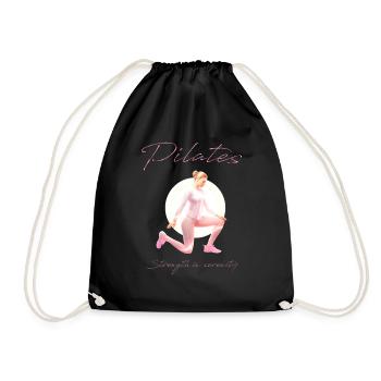 Pilates - Drawstring Bag - black - Front