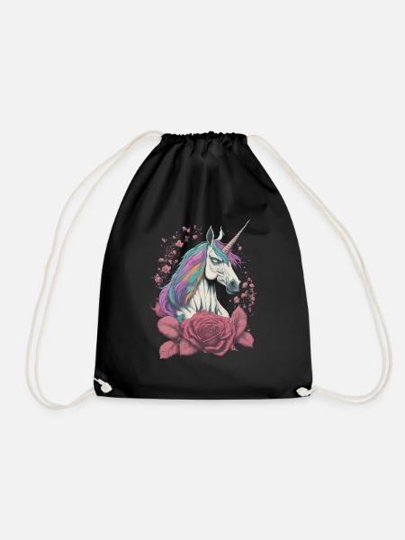 licorne - Sac de sport léger - noir